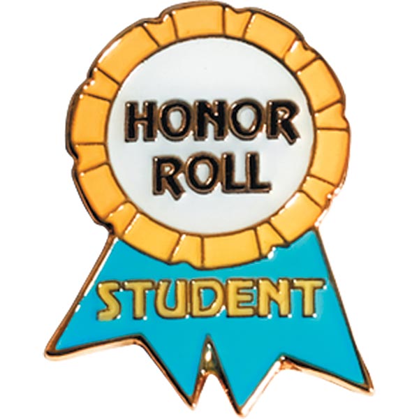 Honor Roll Award Pin - Honor Roll Student Ribbon | Anderson's