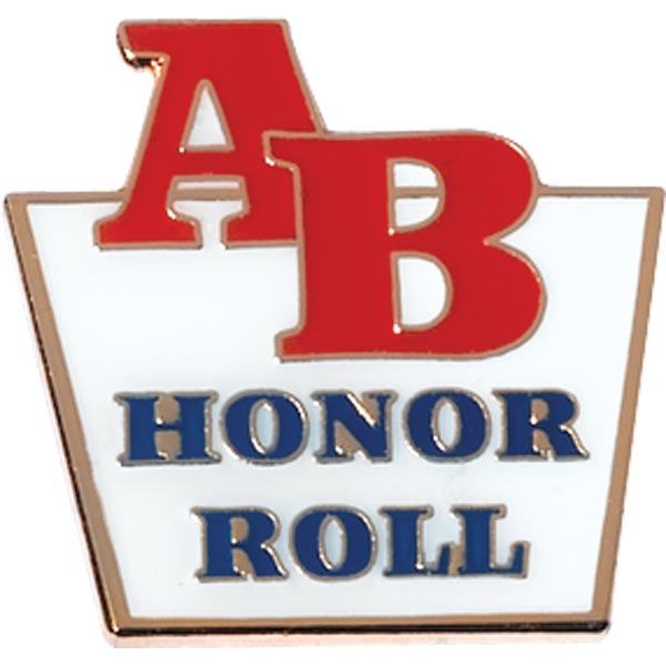 Honor Roll Award Pin - Red AB | Anderson's