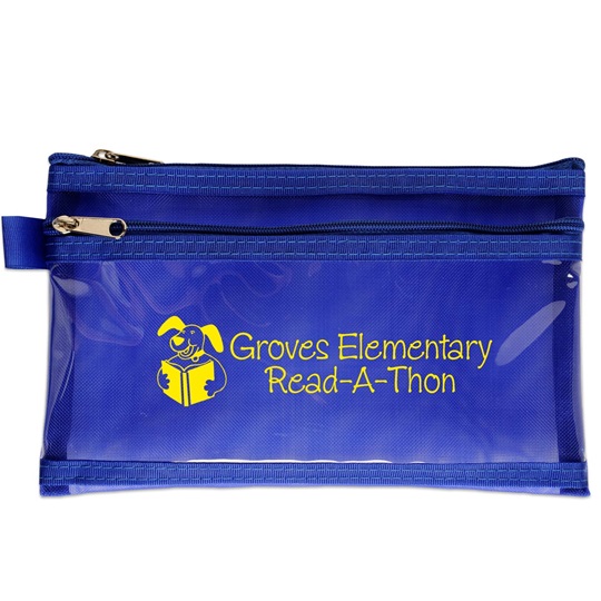 Pencil Pouch | Zippered School Supply | Seat Sack Original Blue