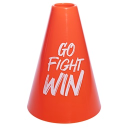 Go Fight Win Megaphone - Orange/White