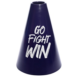 Go Fight Win Megaphone - Purple/White