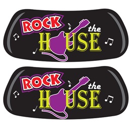 Game Day EyeBlacks - Rock the House