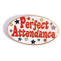 Attendance Award Pin - Glitter Stars